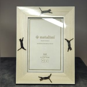 Natalini, Photo/Picture Frame, Made in Italy, 4 x 6, Unique Cat Patterns